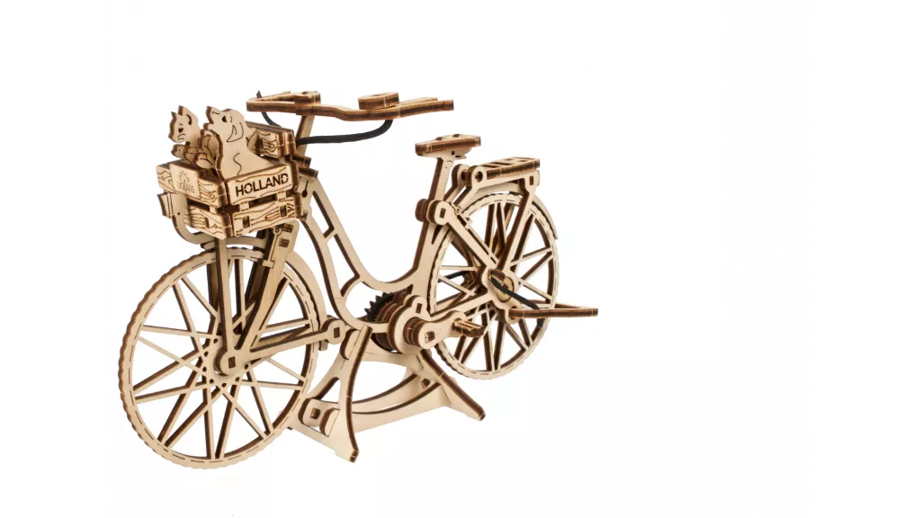 Ugears DIY 3D model kit Dutch Bicycle