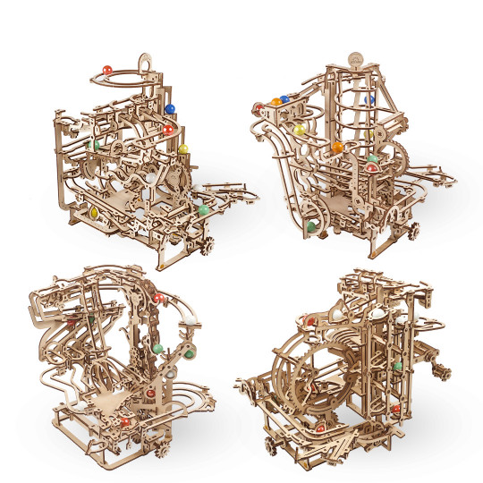 Set 4 en 1 Marble Runs