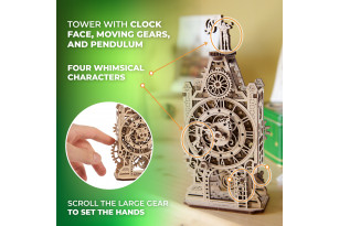 Old Clock Tower mechanical model kit