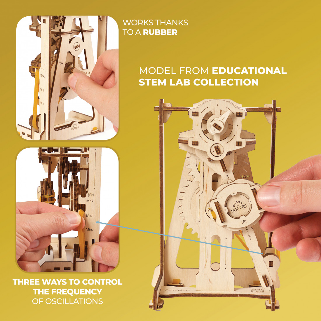 UGears STEM LAB 92 pcs Pendulum – Ukidz Toys