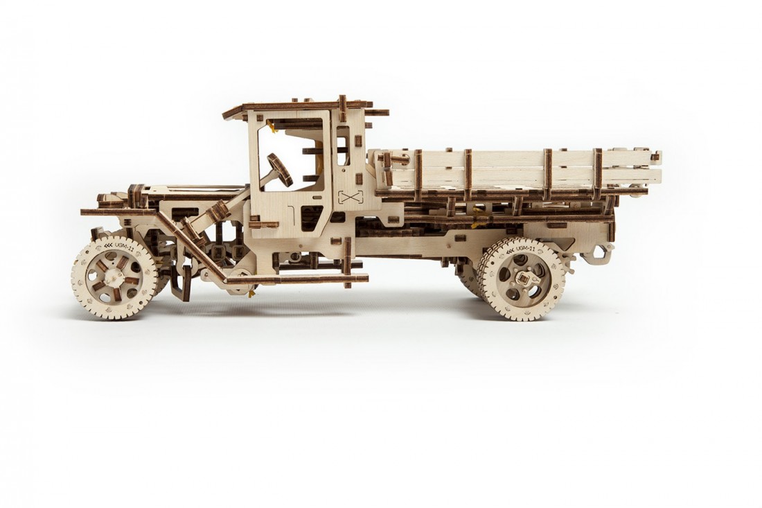 UGEARS 3D Self Propelled Wooden Model UGM 11 Truck 