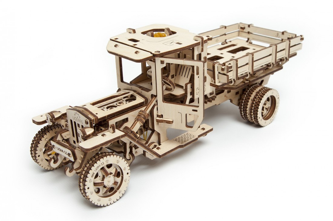 Additions Truck UGM 11 UGEARS 3d Mechanical Wooden Model for Self-assembly for sale online 