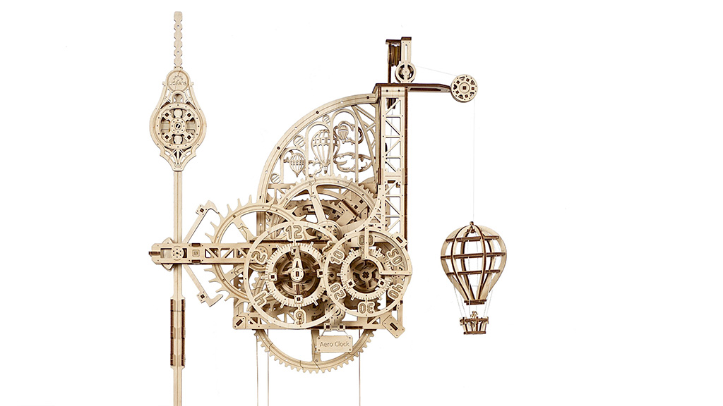 Kit de modélisme mécanique Horloge Aero. Horloge murale avec pendule