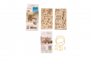 Kit de modélisme mécanique Mini biplan