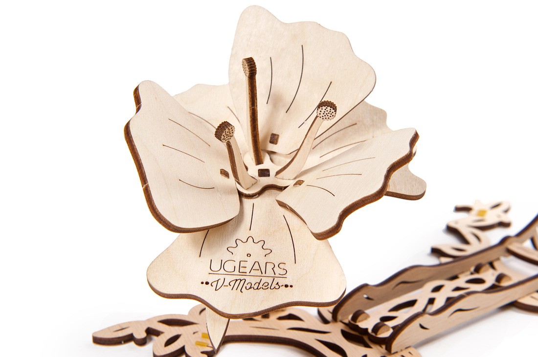 UGEARS 70081 3D Holz-Modellbausatz Schmetterling Butterfly 168 Teile 
