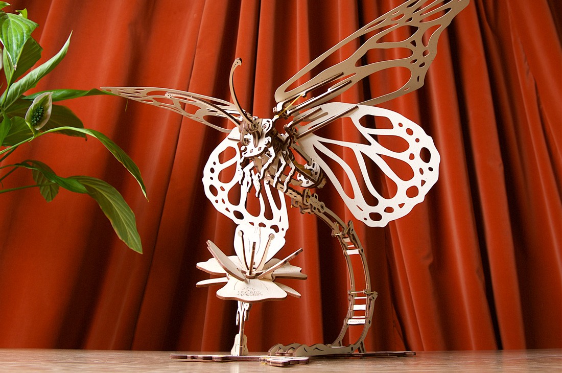 Holzbausatz Schmetterling 3D Puzzle