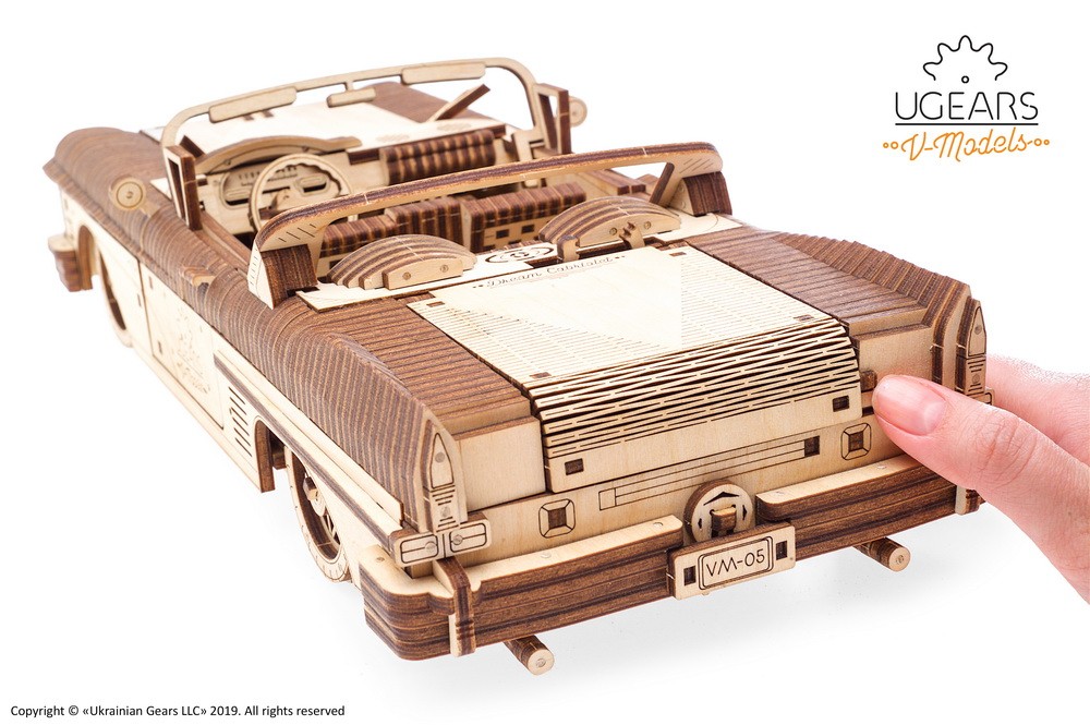 UGEARS V-models Wooden Model Dream Cabriolet 70041 for sale online 