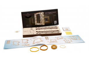 Spielleiterschirm, mechanische Holzvorrichtung für Tabletop-Spiele
