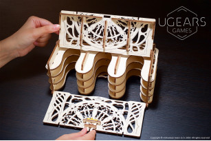 Kartenhalter mechanische Holzvorrichtung für Tabletop-Spiele