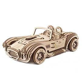 UGEARS Retro Modellino Auto da Costruire - Vintage Car Modellino da  Costruire Adulti con Tetto Pieghevole e Motore a 4 Cilindri - Puzzle 3D  Legno - Modellini da Costruire Wooden Puzzle 