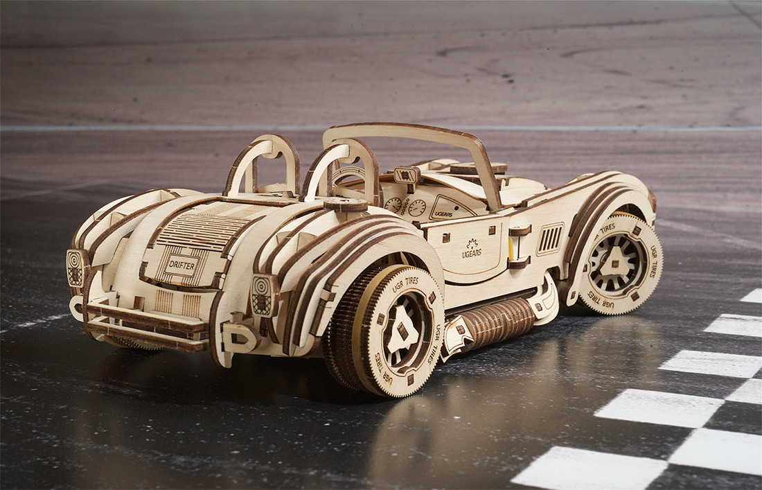 Drift Cobra Racing car mechanical model kit