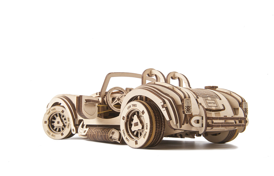 UGEARS Drift Cobra Racing Car - 3D Mechanical Model Kits for