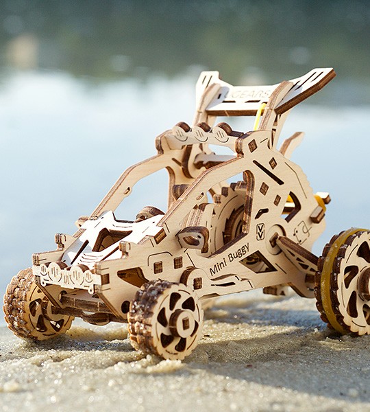 Mechanischer Modellbausatz Mini-Buggy