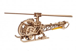 Mechanischer Modellbausatz Mini-Hubschrauber