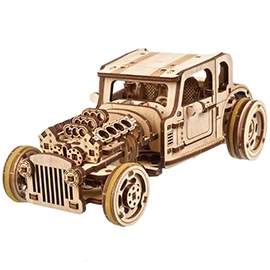 UGEARS Tracked Off-Road Vehicle - 4WD Model Vehicle Kits to Build - DIY 3D  Car Model Puzzle with Spring Motor, 2 Driving Modes, Openable Hood with