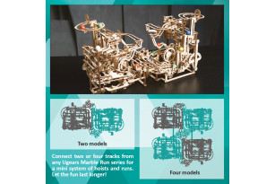 Механічна модель Марбл-траса Багаторівневий підйомник