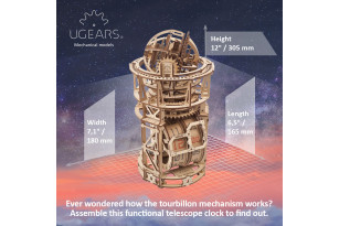 Kit de modélisme mécanique Pendulette tourbillon Sky Watcher