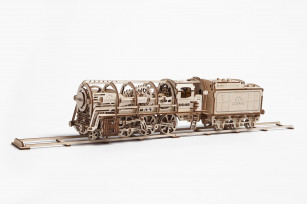 Kit de modélisme mécanisme Locomotive à vapeur et tender