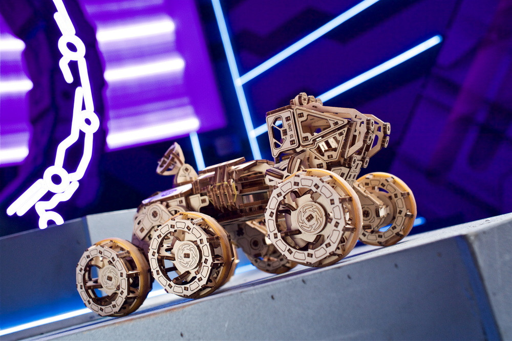 UGears - Mars Buggy Wooden Mechanical Model Kit - Hub Hobby