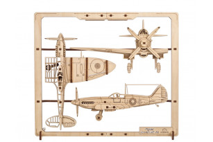 Puzzle 2,5D Avión de combate