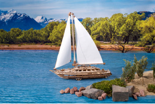 Serenity's Dream yacht mechanical model kit