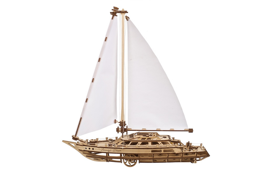 Maqueta de madera para construir modelo de barco