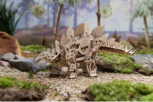 Maqueta mecánica para montar Estegosaurio