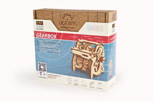 «Gearbox» educational mechanical model kit