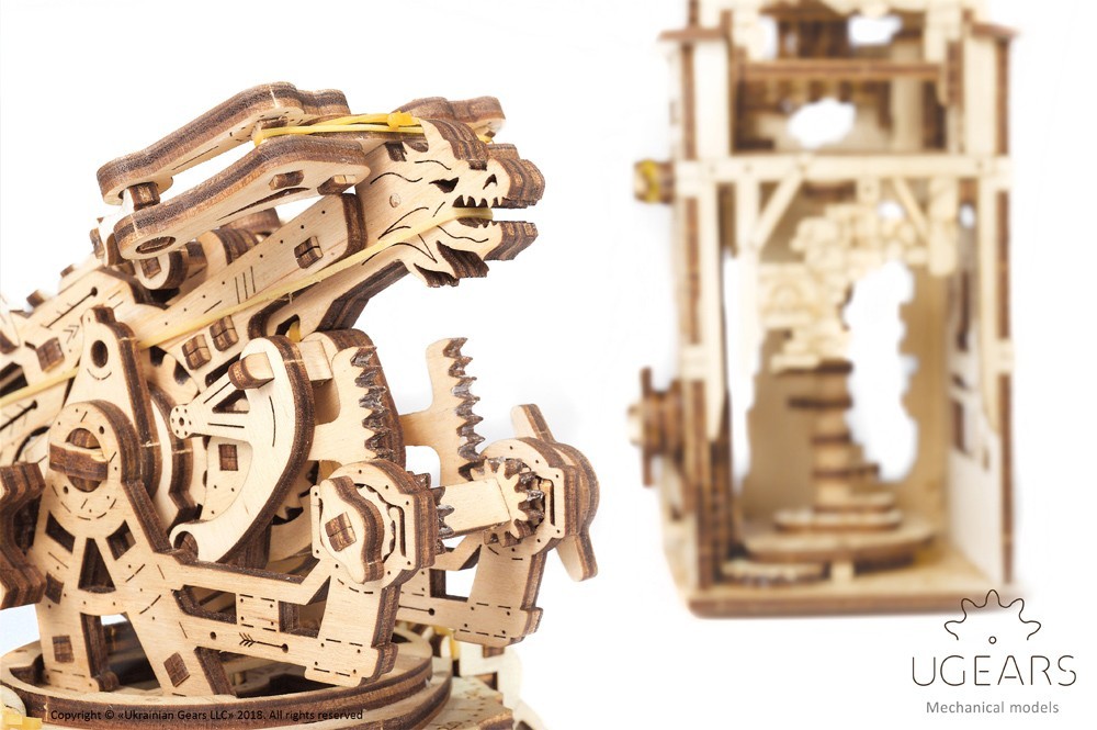 Ugears Mechanical Model | Archballista-Tower wooden construction kit ...