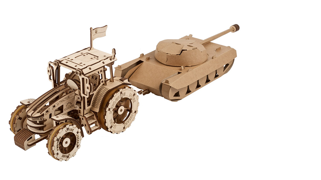 The Tractor Wins model kit