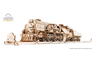Kit de modélisme de Train à vapeur V-Express avec tender