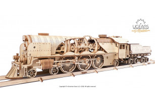 Locomotora de Vapor V-Express kit modelo mecánico