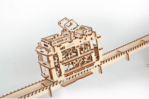 Kit de modélisme mécanique Tram sur rails