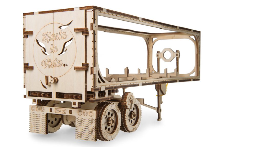 Anhänger für den Heavy Boy Truck VM-03 Mechanische Modell Bausatz