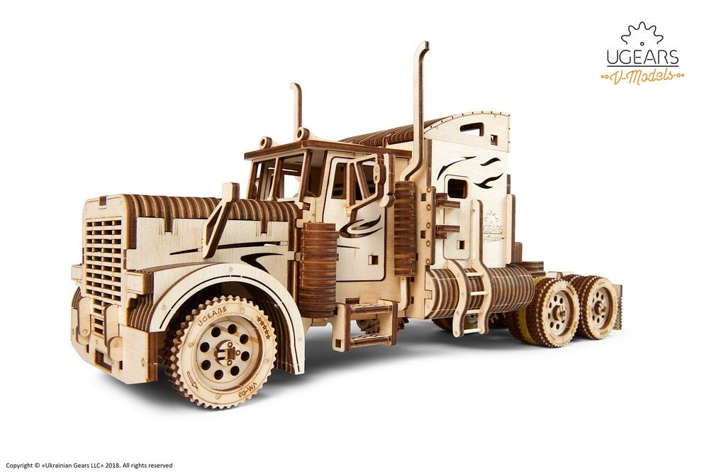 Holz Modellbau Heavy Truck LKW VM-03 541 Teile Ugears 