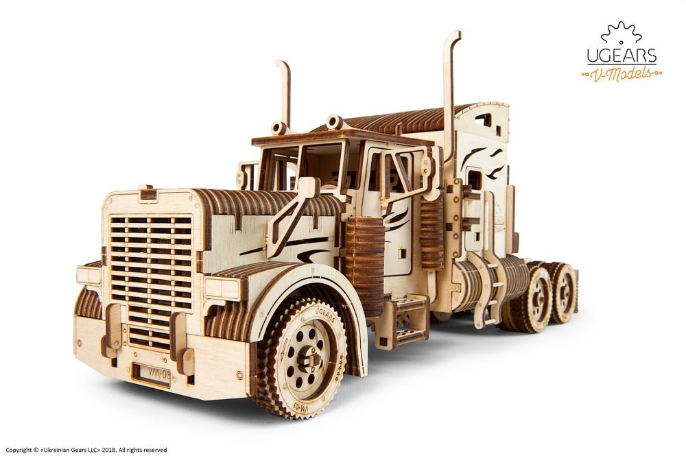 Ugears Code 70057 Wooden 3D "Semitrailer for the" Tractor VM-03 "model