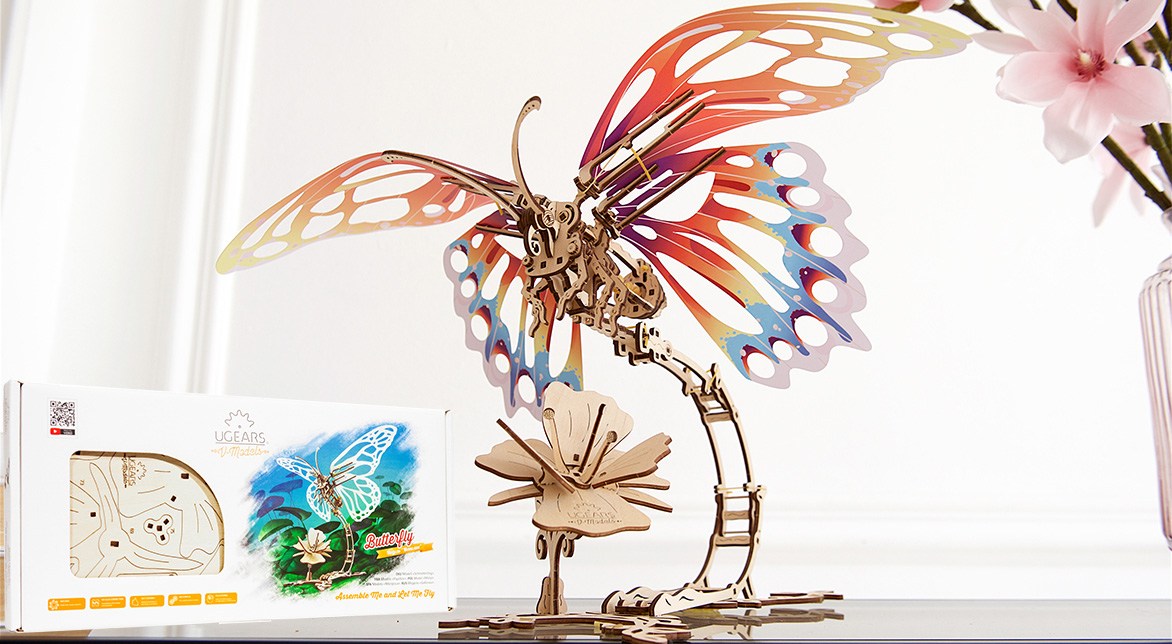 ugears butterfly